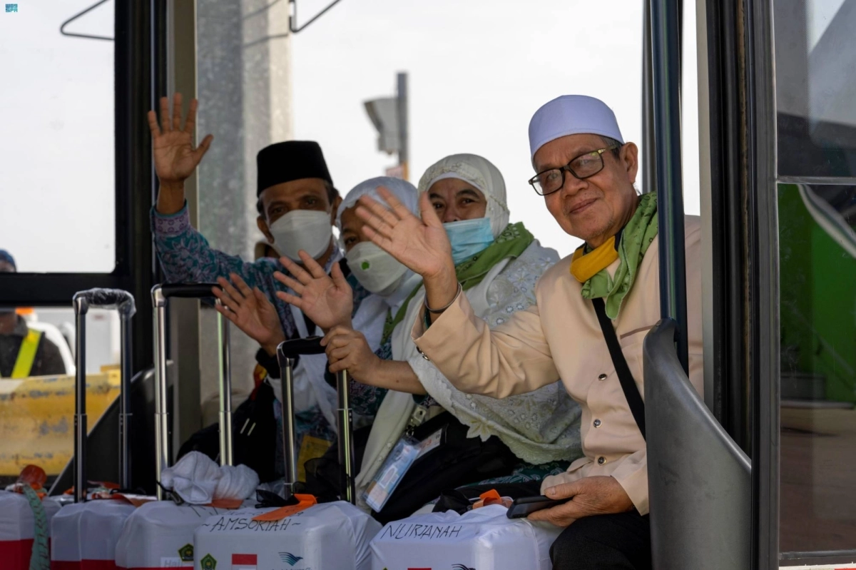 وصول الحجاج إلى المدينة (مكة)