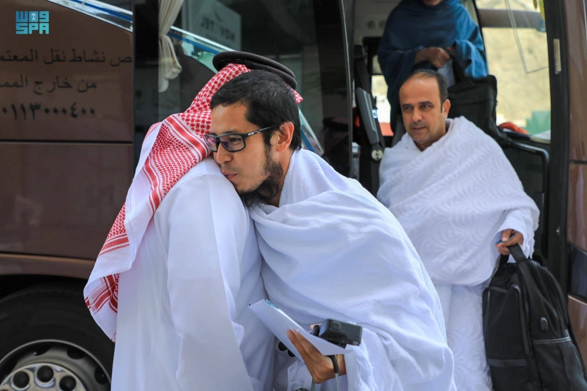 

ضيوف البرنامج خلال وصولهم          (مكة)