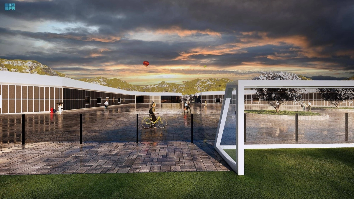 رسم تخيلي لواحة الموهوبين (مكة)