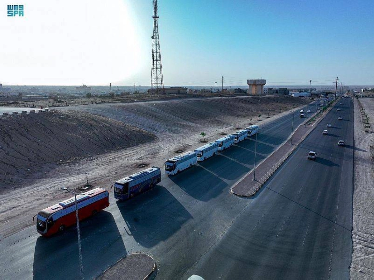 قافلة لنقل الحجاج الأيتام (مكة)