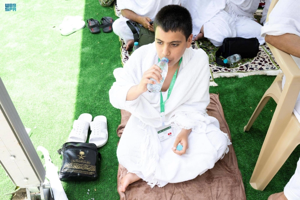 

أحد الحجاج الأطفال                  (واس)