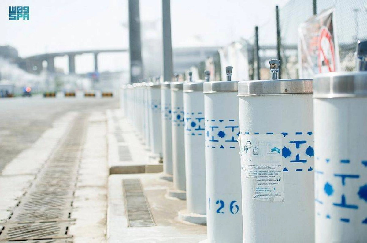 المياه متوفرة في كل أنحاء المشاعر المقدسة (مكة)