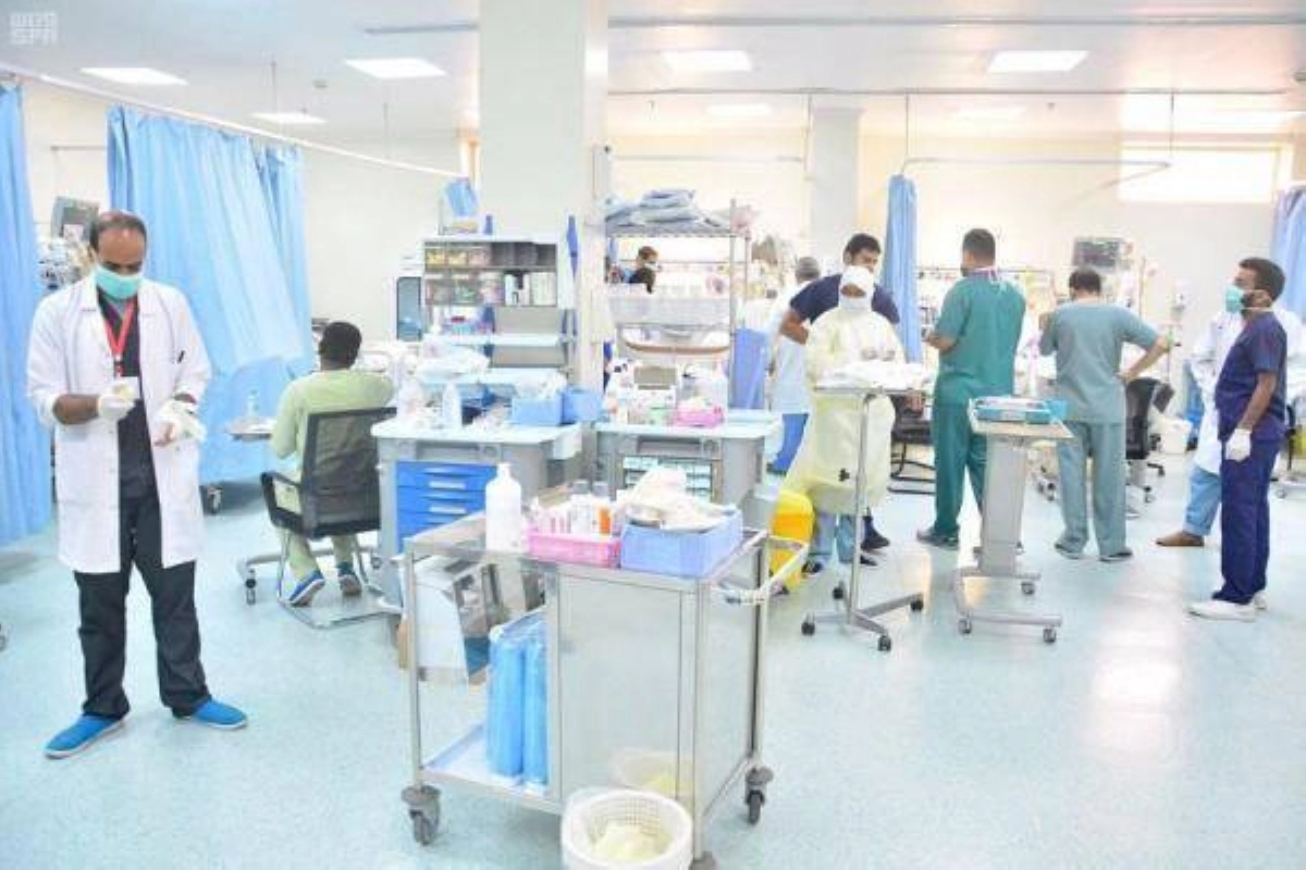 

من داخل المستشفى                                                                         (مكة)