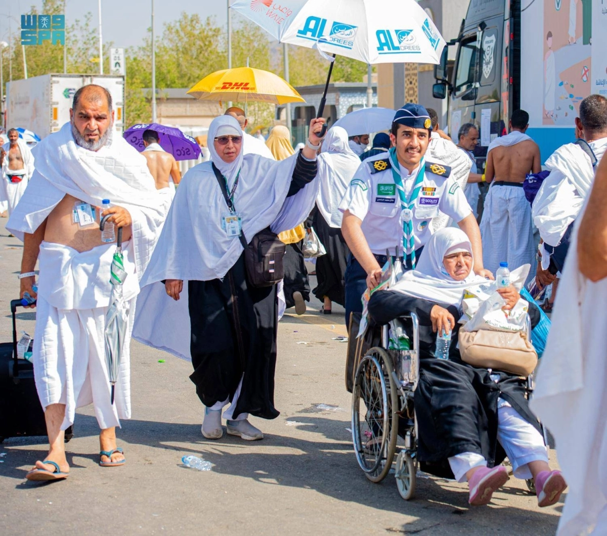 

حجاج في منى