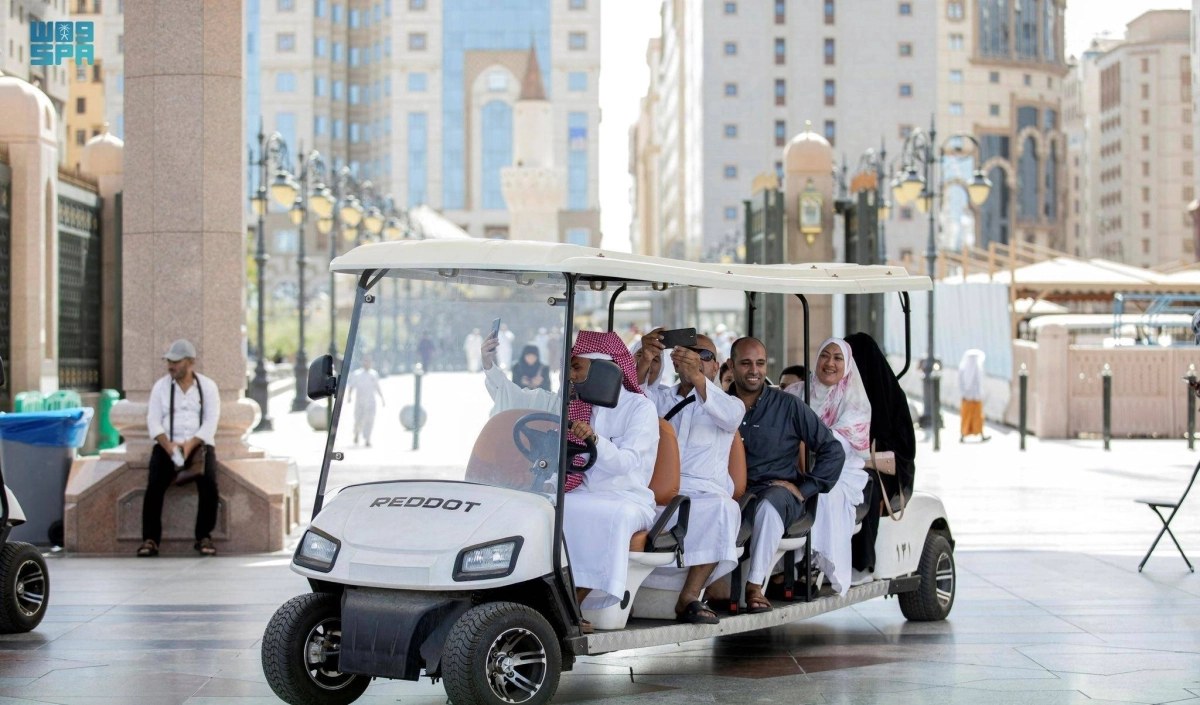  توفير عربات كهربائية بساحات المسجد النبوي (مكة)
