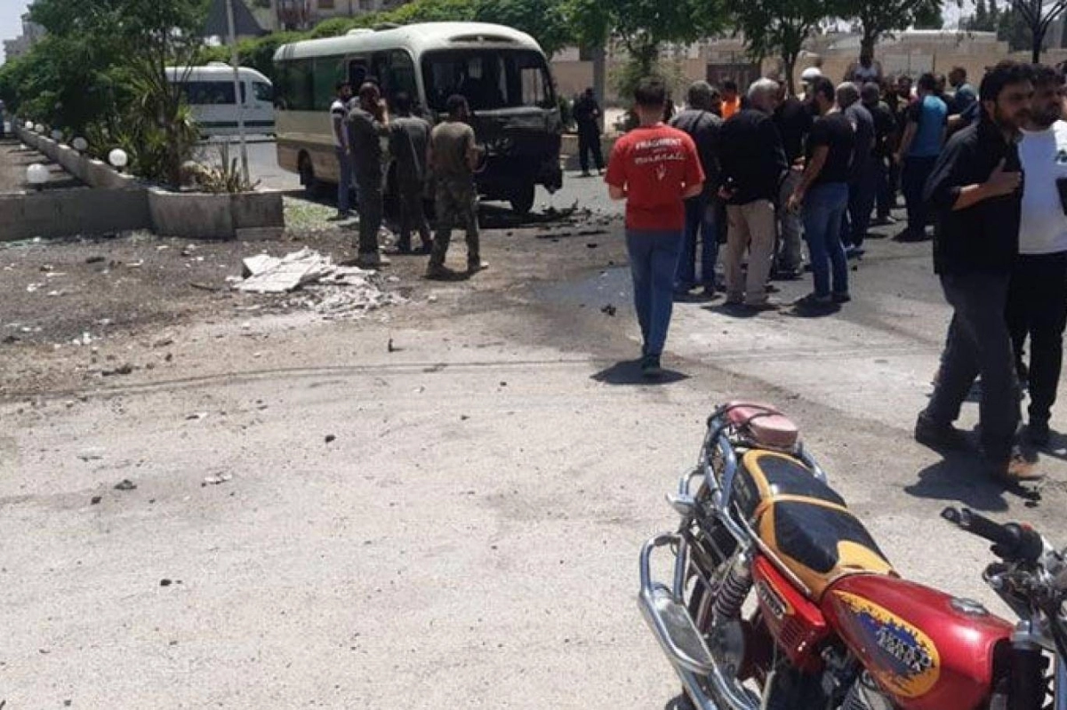 الساحة التي شهدت التفجير