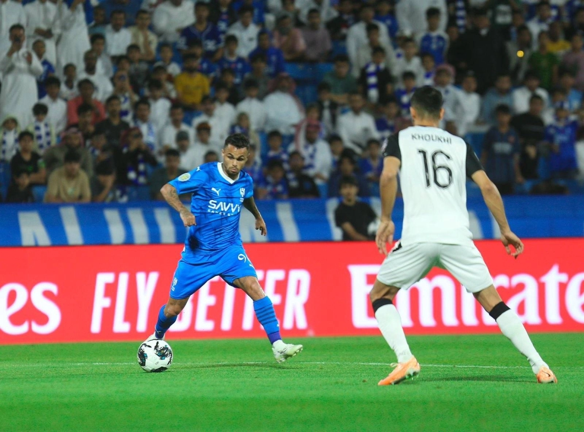 

ميشايل خلال مباراة السد