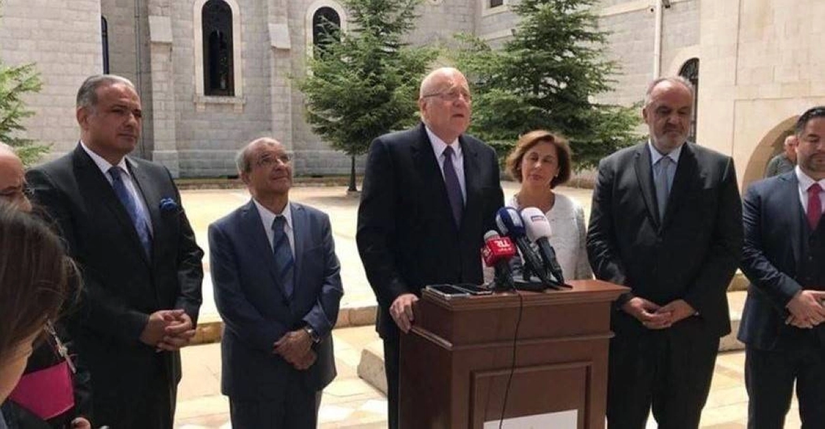 

ميقاتي يتحدث بعد اللقاء التشاوري                                                                   (مكة)