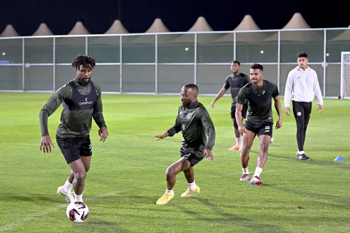 

روبن نيفيز في تدريبات الهلال