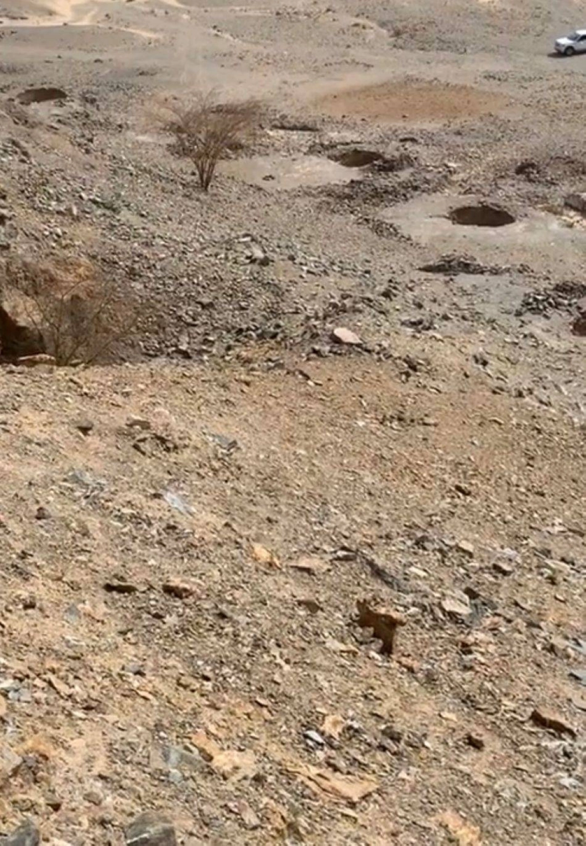 موقع لصناعة مادة النورة (مكة) 