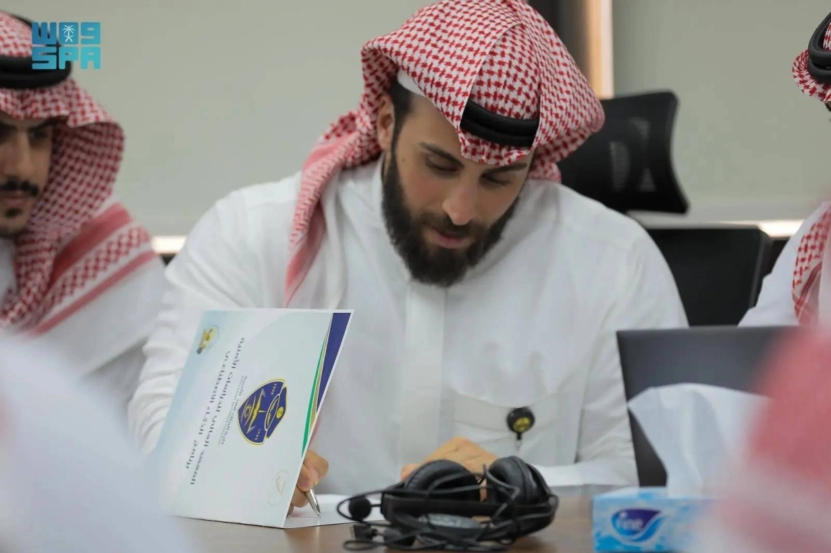 جانب من توقيع مذكرة التعاون (مكة)