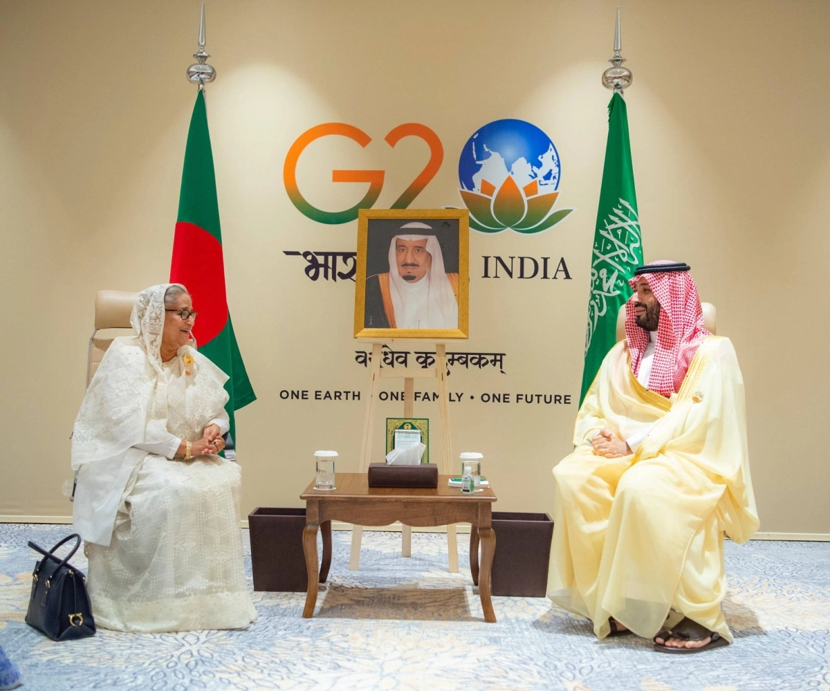 


اجتماع ولي العهد مع رئيسة وزراء بنجلاديش 