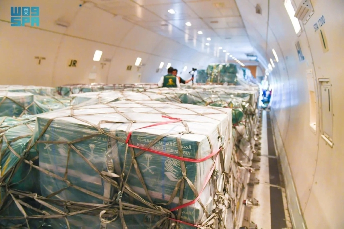 جانب من المساعدات السعودية (مكة)