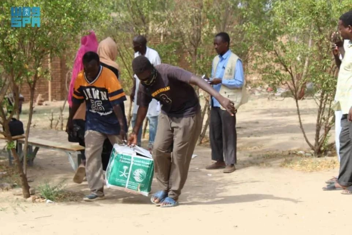 المساعدات السعودية في الخرطوم