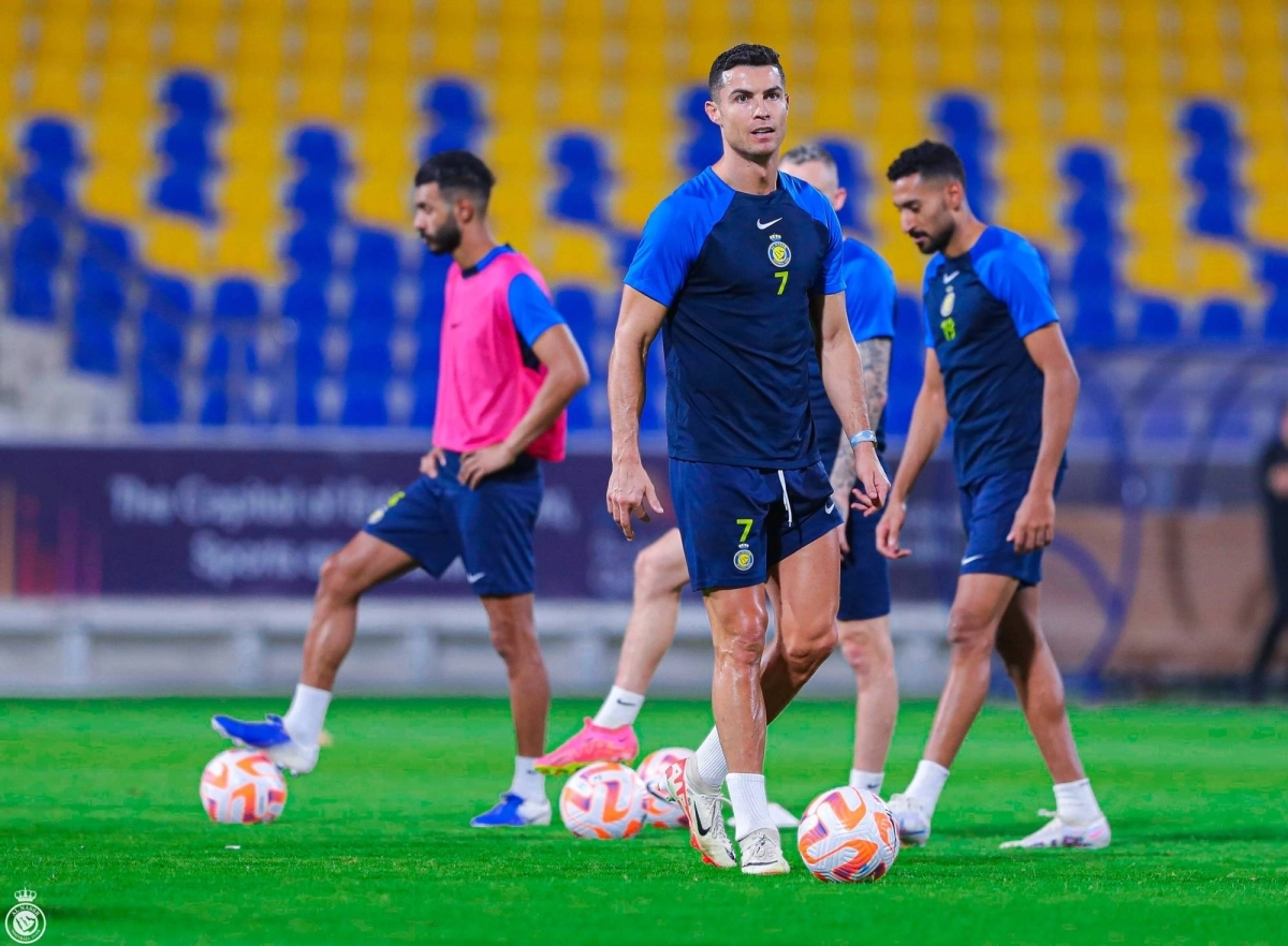 


رونالدو في تدريبات النصر 