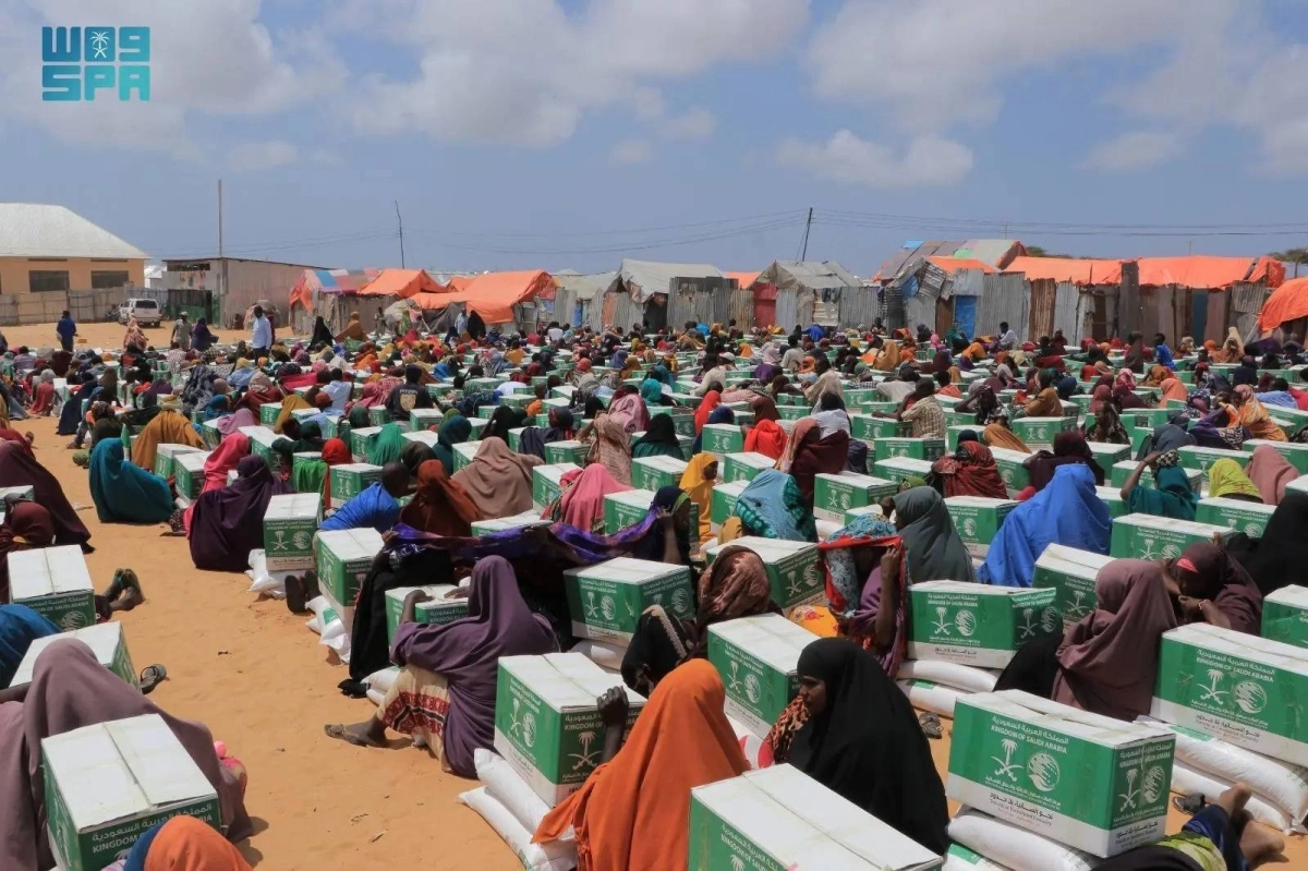 


سلال غذائية مجهزة للتوزيع على الصوماليين      (واس) 