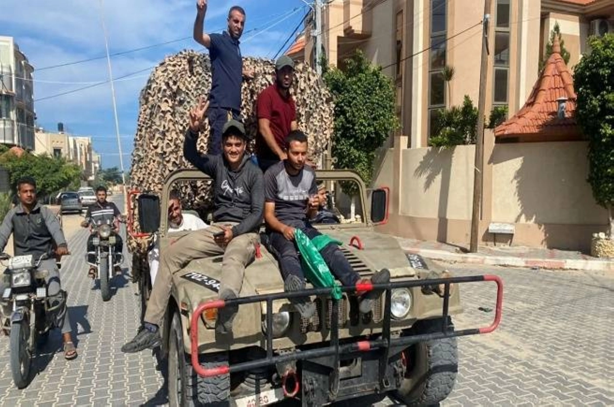 احتفالات في غزة لم تكتمل بسب القصف