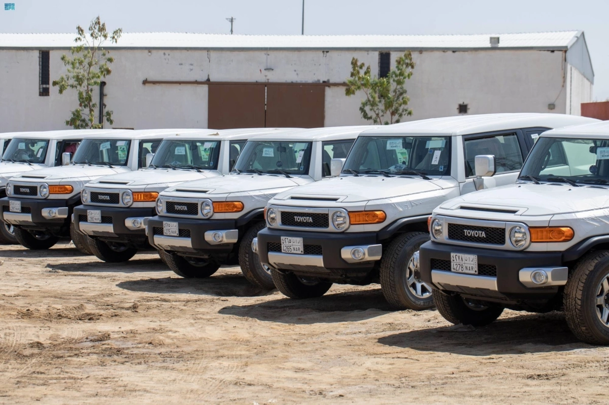 سيارات قوات الأمن البيئي في المحميات (مكة)