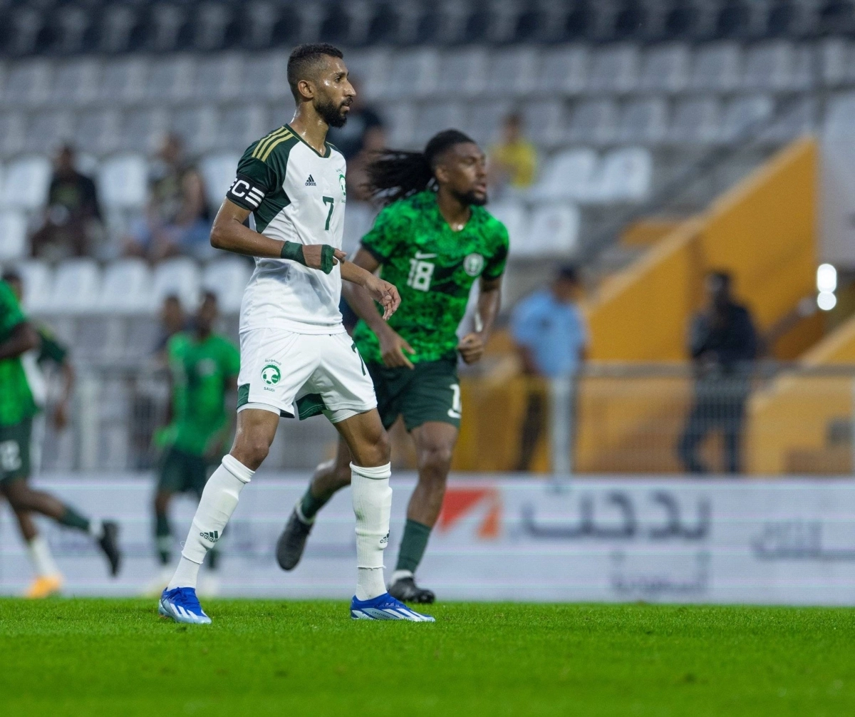 


سلمان الفرج خلال مباراة نيجيريا 