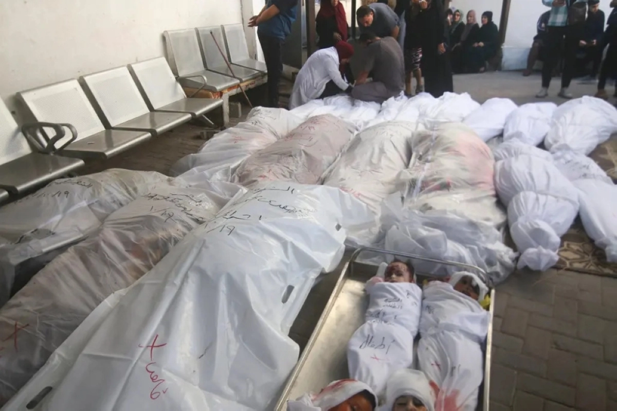 أطفال بين شهداء غزة