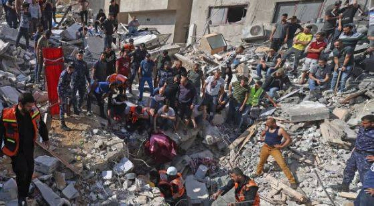 دمار شامل أحدثه الاحتلال في أحد المنازل                  (مكة)