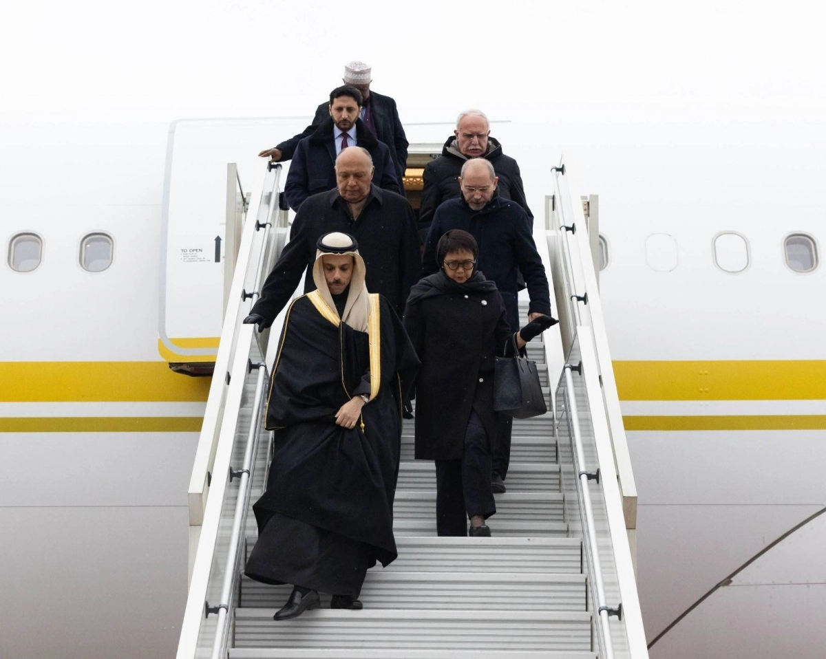 


وصول اللجنة الوزارية العربية ـ الإسلامية 