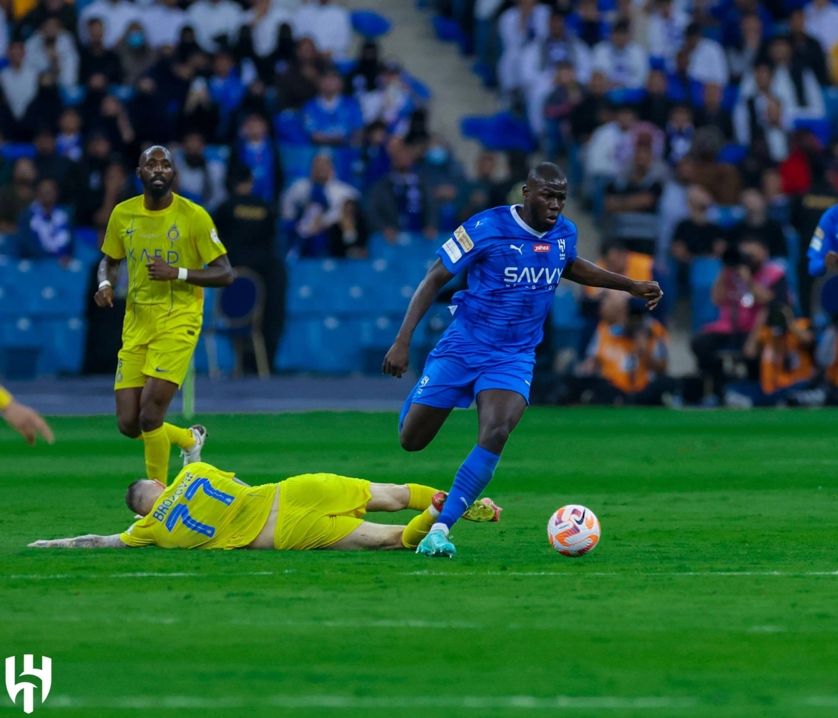 جانب من المباراة