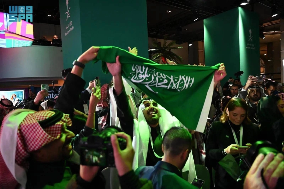 فرحو سعودية عقب الاعلان عن الفوز بالاستضافة