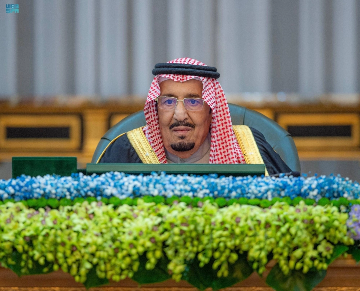 خادم الحرمين الشريفين مترئسا جلسة مجلس الوزراء  (واس)