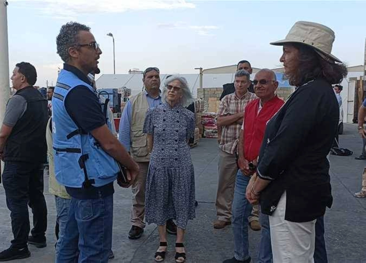 الوفد الأممي في العريش