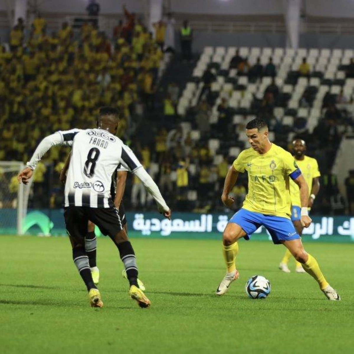 


جانب من مباراة النصر والشباب 