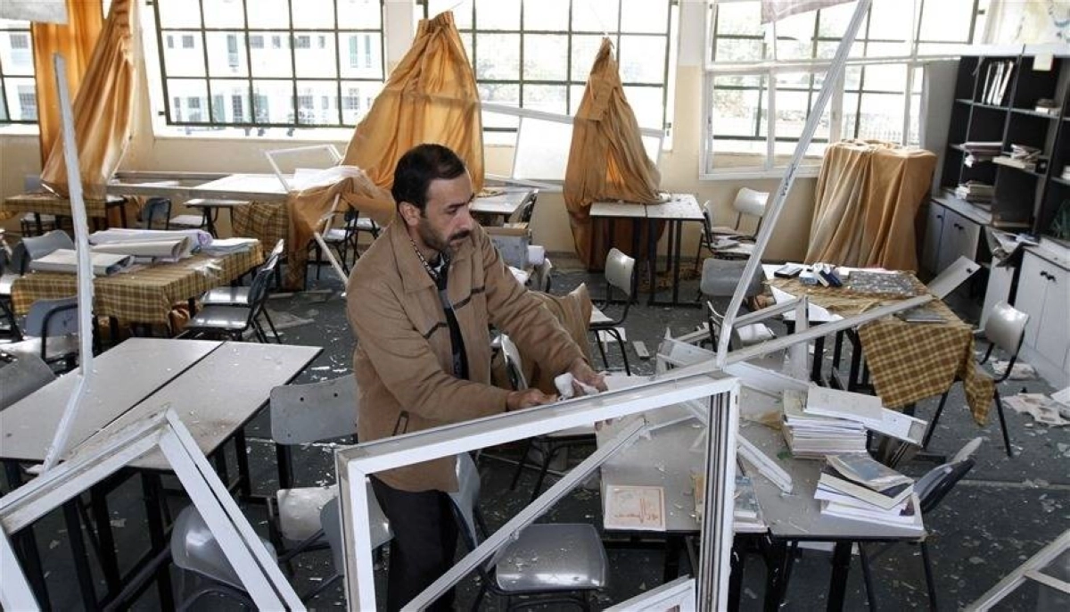 مدارس مدمرة في غزة