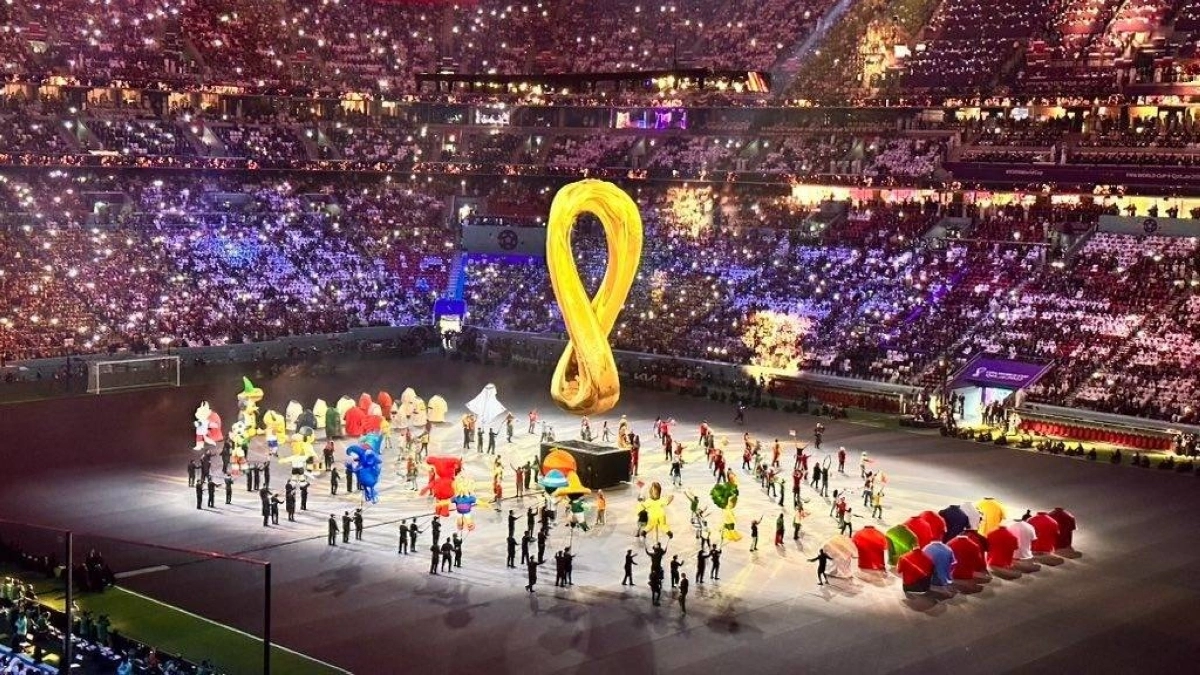 


من حفل افتتاح مونديال كأس العالم 2022 