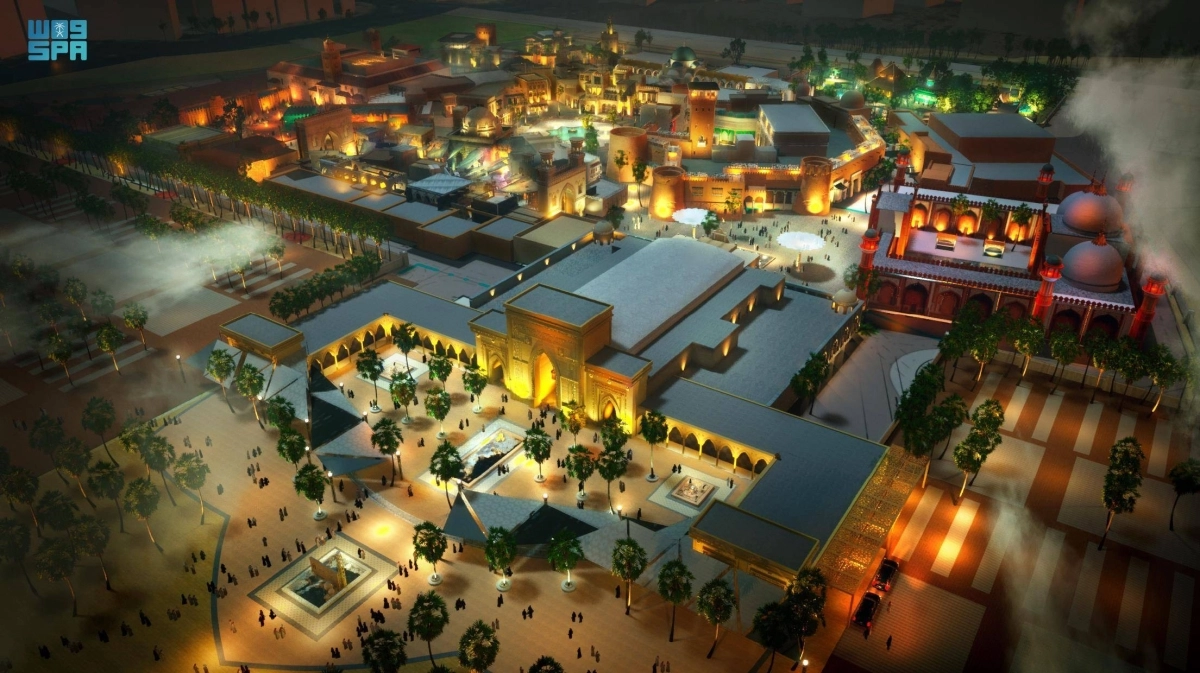 


لقطة علوية لقرية الحضارة              (مكة) 