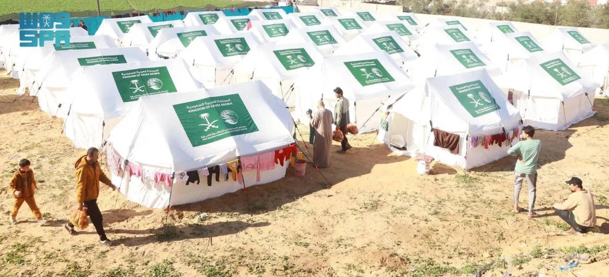 


عمليات نصب خيام مركز الملك سلمان للإغاثة 