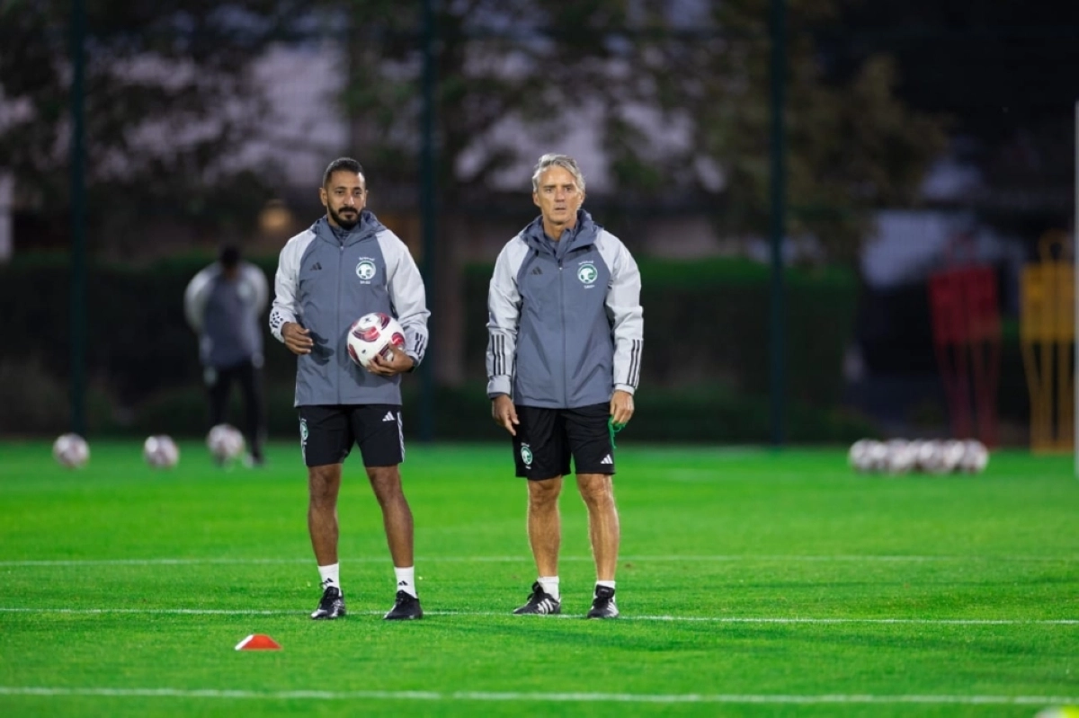 مانشيني في المعسكر