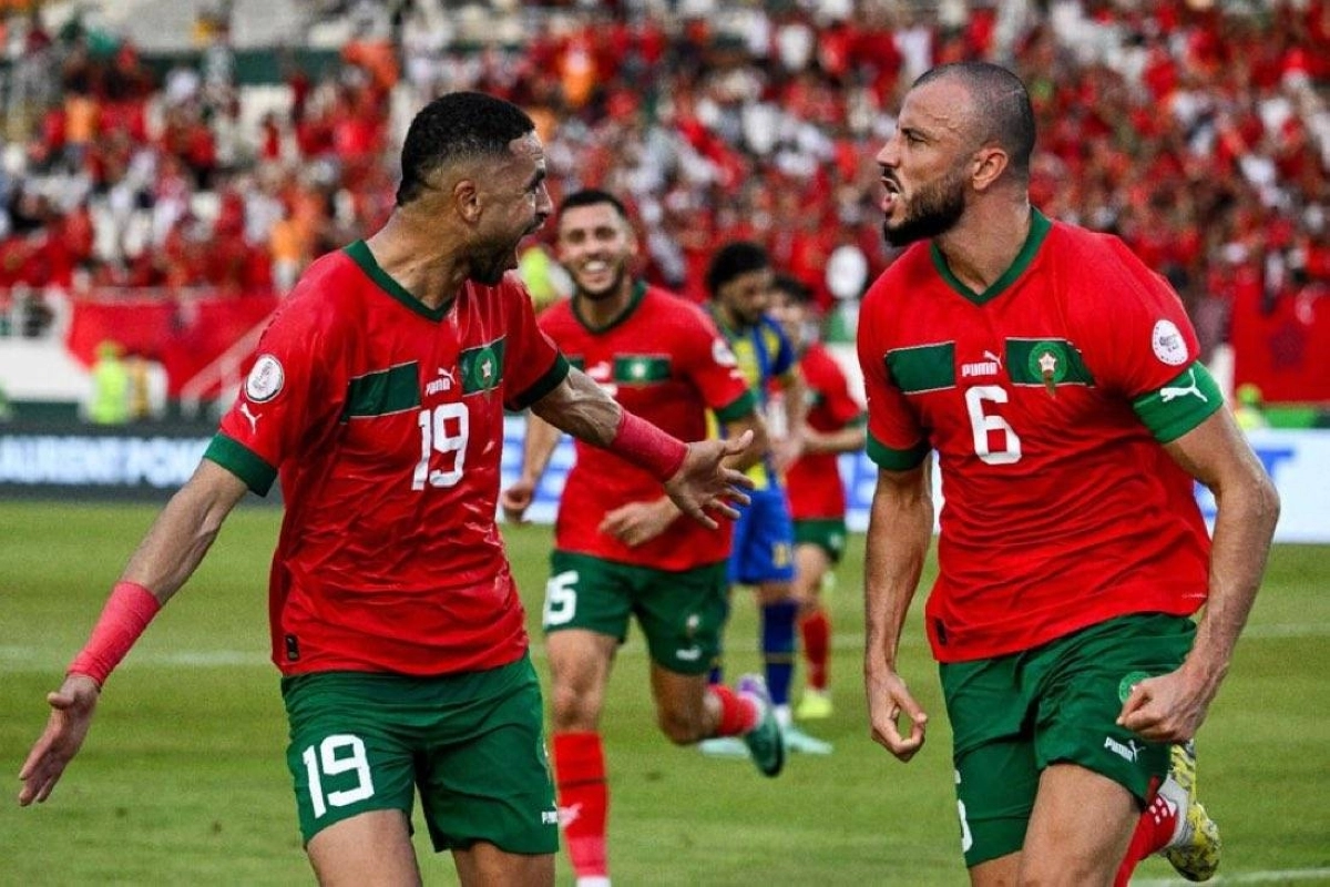 


رومان سايس بعد تسجيله الهدف في شباك تنزانيا 