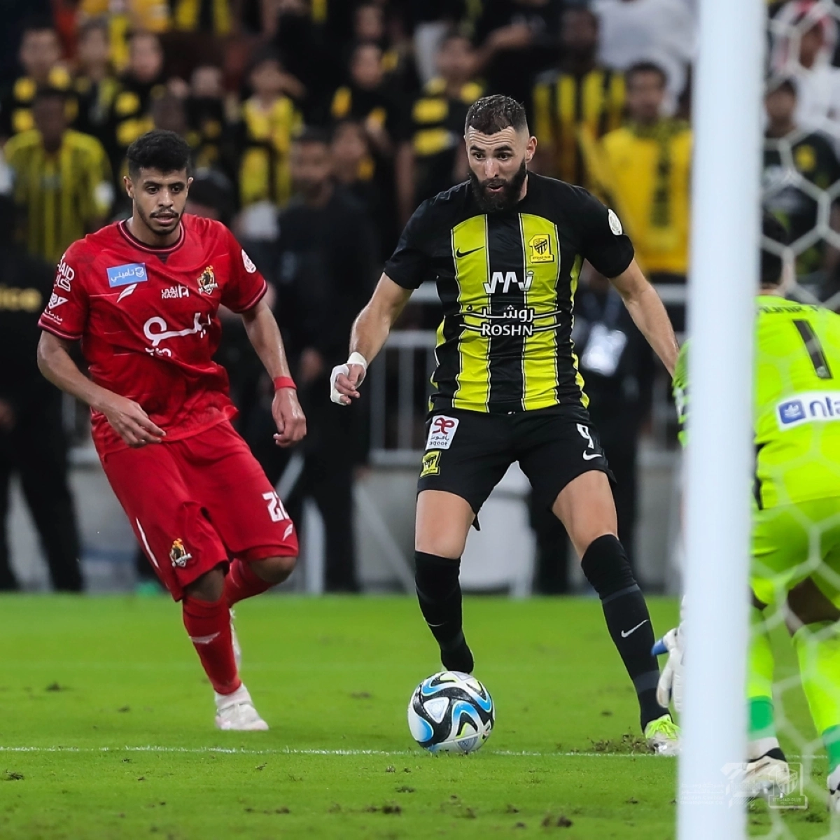 بنزيما يقود الاتحاد في الكلاسيكو (اعلامي الاتحاد)