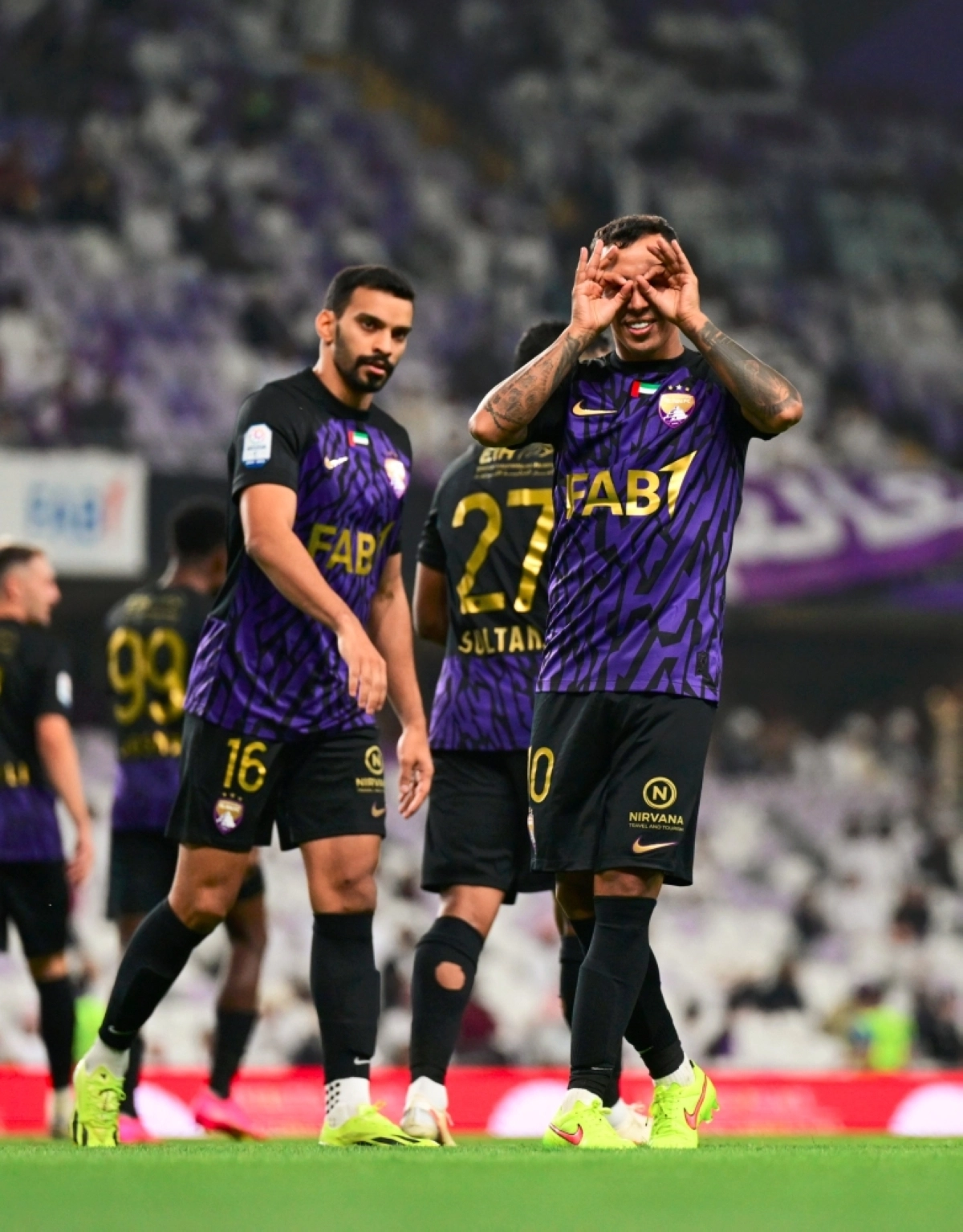 كاكو قاد العين للفوز بخماسية في الدوري