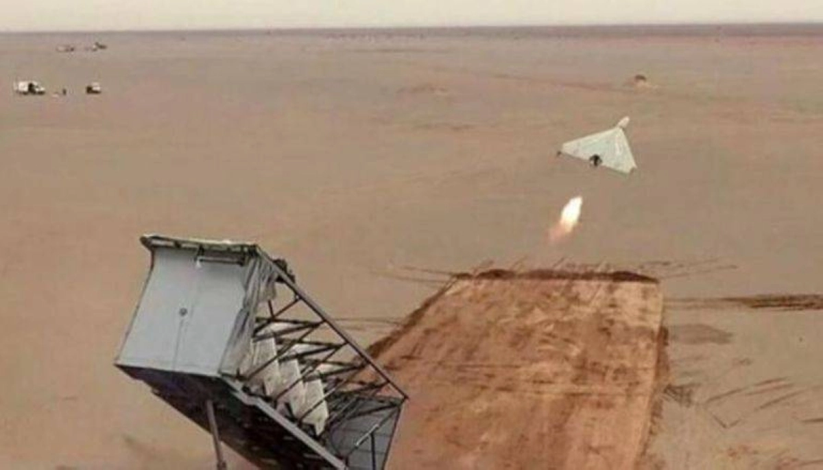 صورة متداولة لإطلاق صاروخ إيراني (مكة)