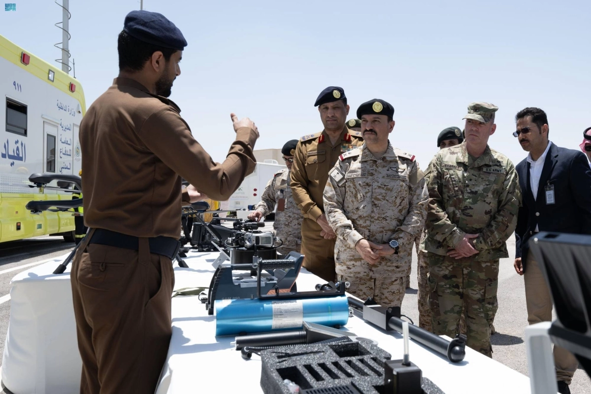 


جانب من أعمال التمرين                          (مكة) 