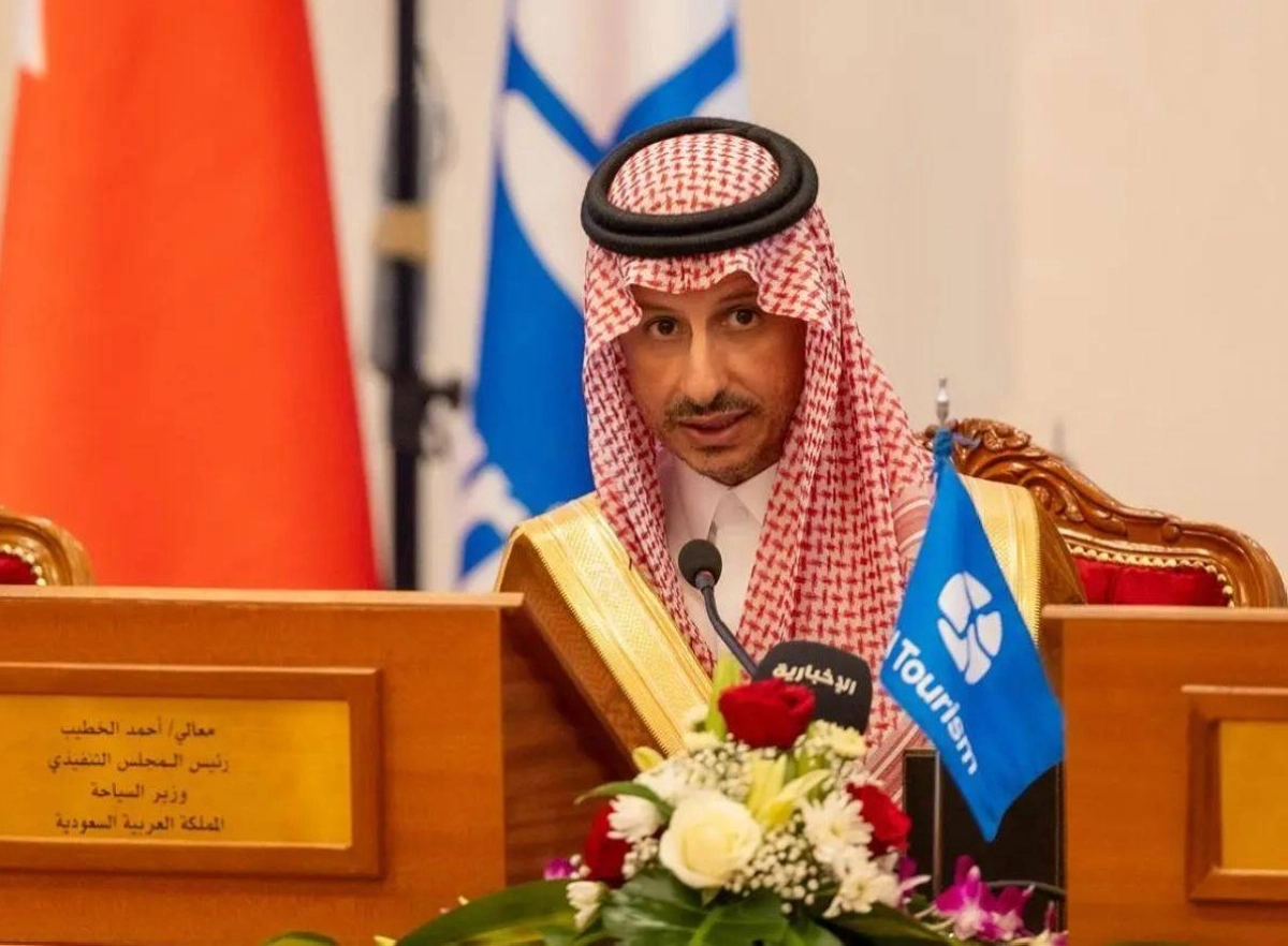 الخطيب أثناء مشاركته