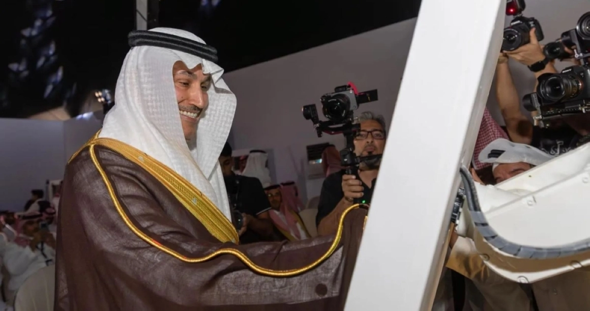 الجاسر أثناء التدشين