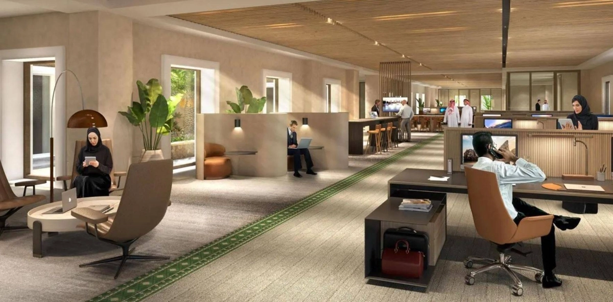تصاميم داخلية لأعمال الإنشاء في ميدان الدرعية