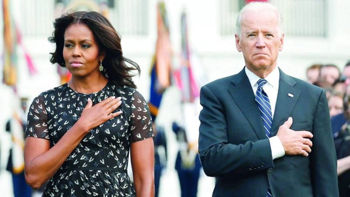 


بايدن وميشيل في مناسبة سابقة                                                    (مكة) 