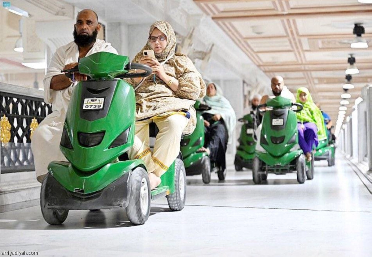 


السكوتر سهل حركة الحجاج                                 (مكة) 