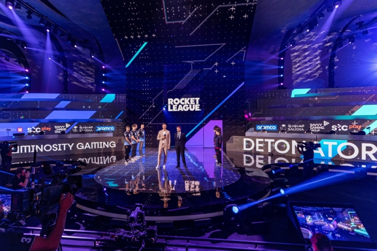 جانب من منافسات الرياضات الإلكترونية الاحترافية