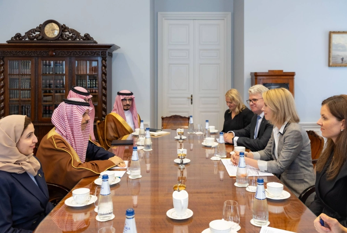 اجتماع الوفدين السعودي والإستوني