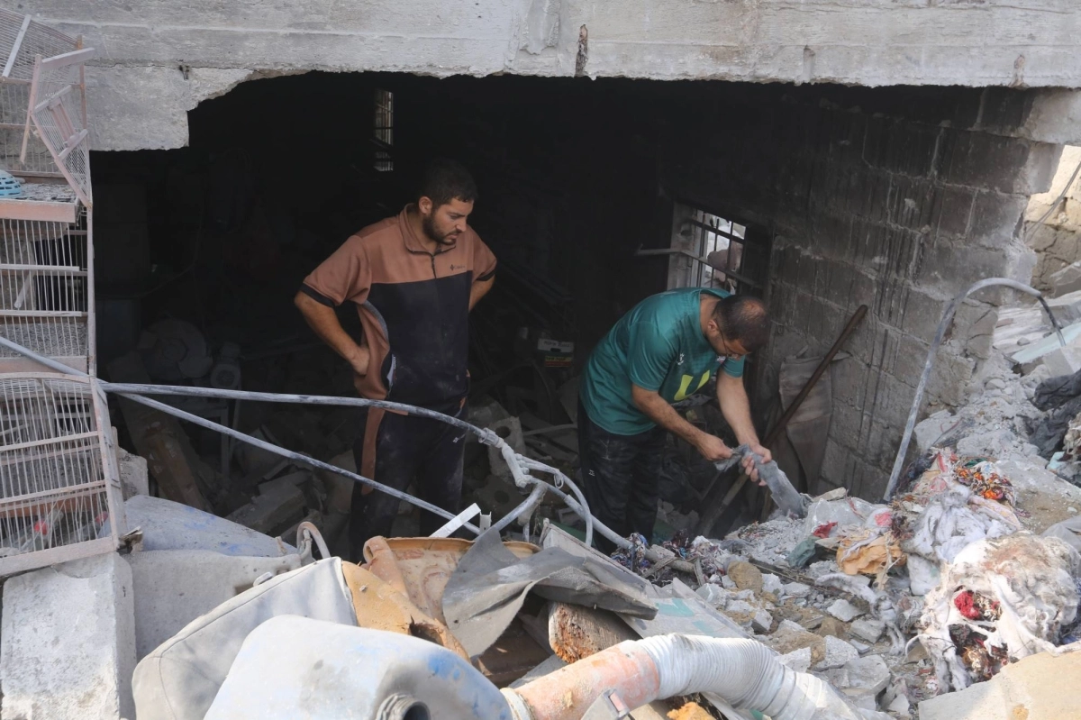 آثار القصف الإسرائيلي الغاشم