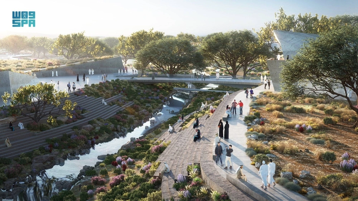 صورة تخيلية لحديقة الملك عبد العزيز